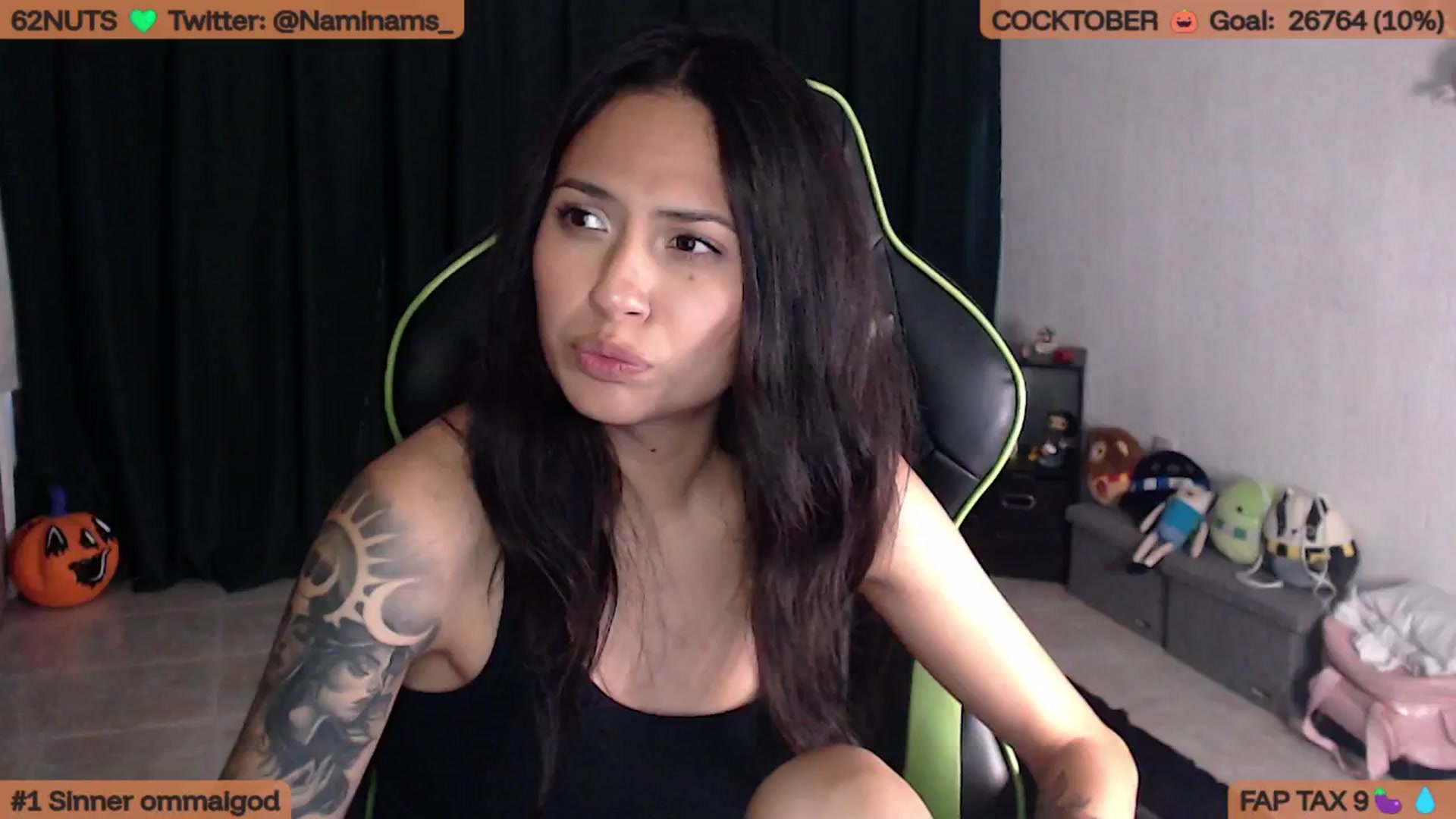 Gallery image thumbnail from NamiSinner's myfreecams stream on, 10/06/2025, 22:17 image 16 of 20
