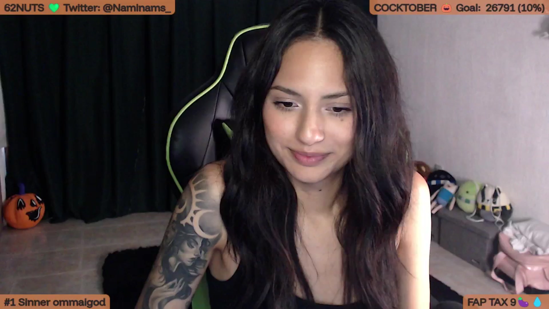 Gallery image thumbnail from NamiSinner's myfreecams stream on, 10/06/2025, 22:17 image 2 of 20