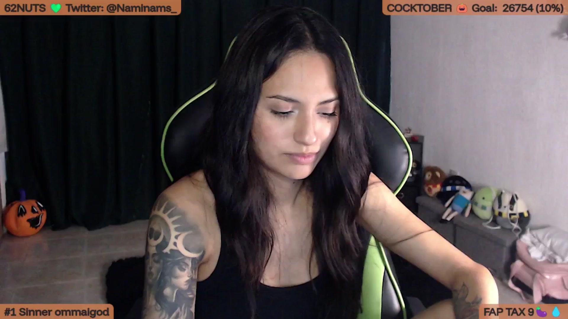 Gallery image thumbnail from NamiSinner's myfreecams stream on, 10/06/2025, 22:17 image 19 of 20
