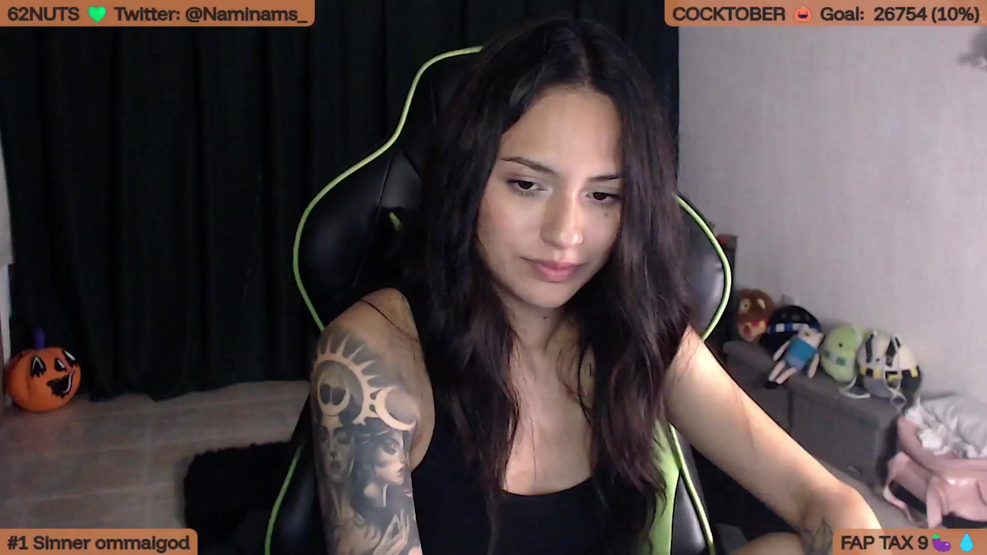 Gallery image thumbnail from NamiSinner's myfreecams stream on, 10/06/2025, 22:35 image 3 of 20