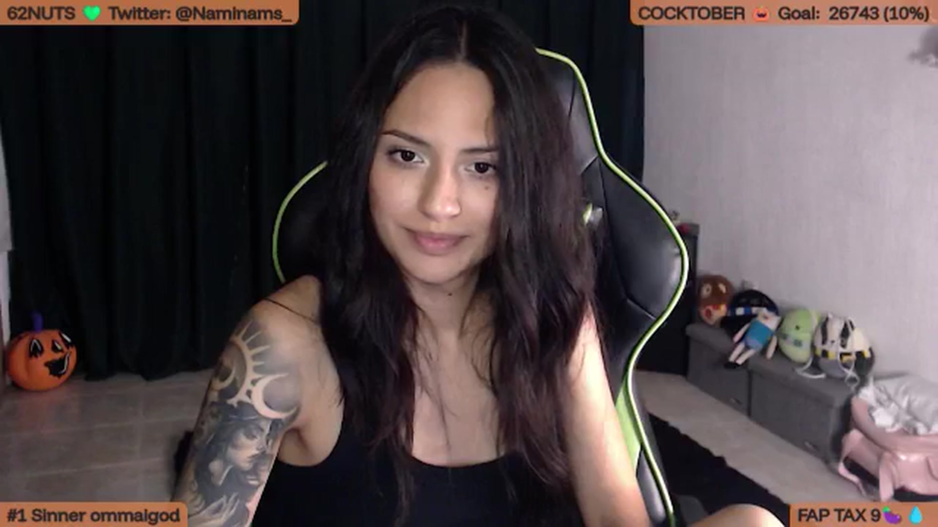 Gallery image thumbnail from NamiSinner's myfreecams stream on, 10/06/2025, 22:35 image 5 of 20