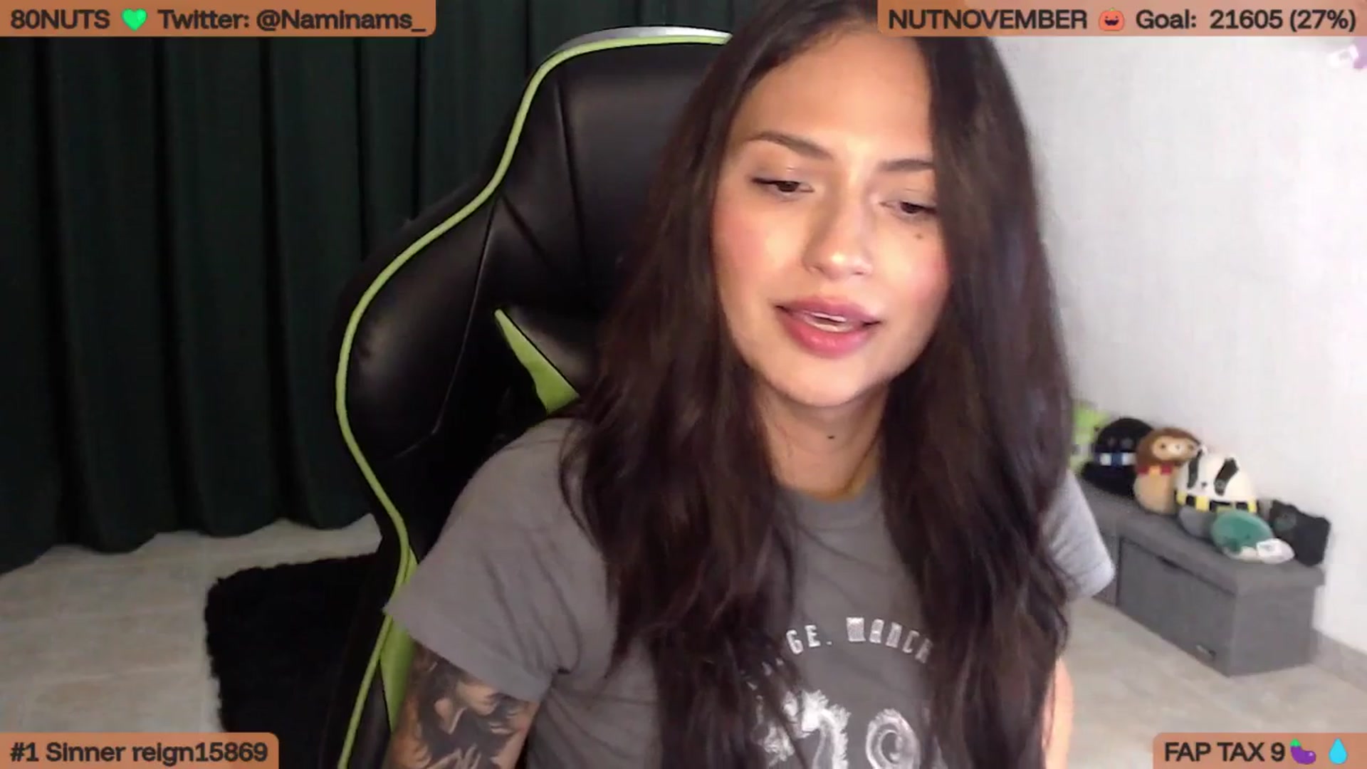 Gallery image thumbnail from NamiSinner's myfreecams stream on, 11/19/2025, 23:44 image 8 of 20