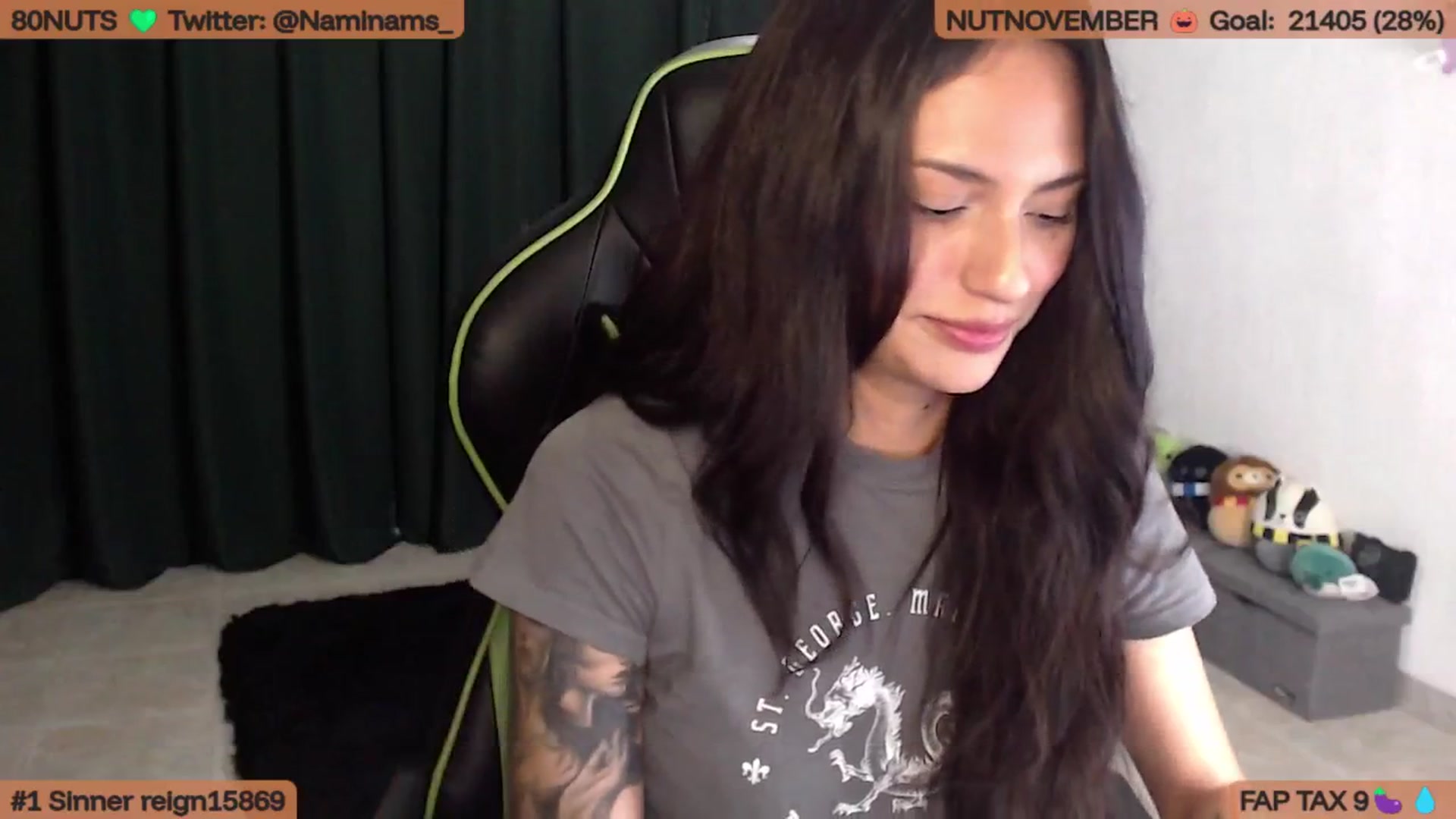 Gallery image thumbnail from NamiSinner's myfreecams stream on, 11/19/2025, 23:44 image 11 of 20