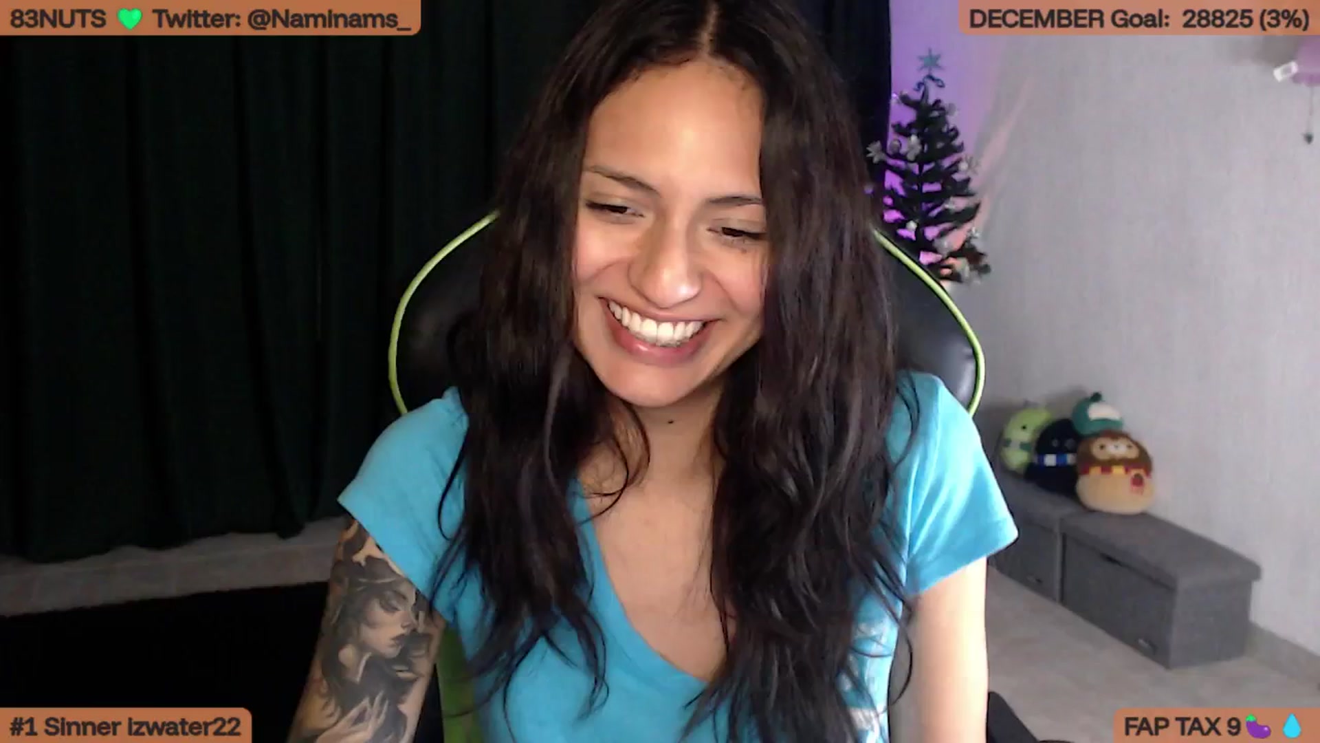 Gallery image thumbnail from NamiSinner's myfreecams stream on, 12/03/2025, 01:01 image 16 of 20