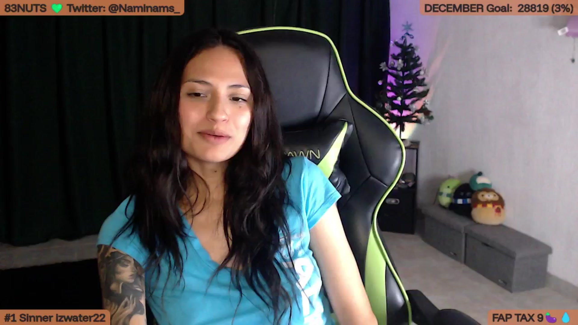 Gallery image thumbnail from NamiSinner's myfreecams stream on, 12/03/2025, 01:01 image 17 of 20