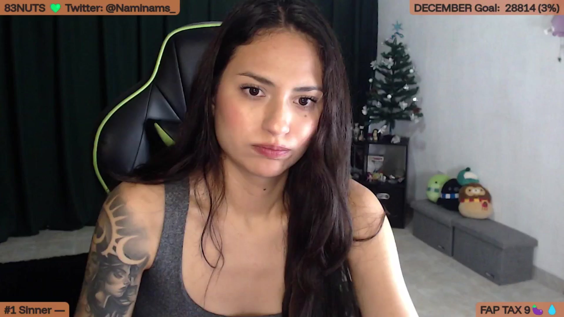 Gallery image thumbnail from NamiSinner's myfreecams stream on, 12/03/2025, 22:58 image 6 of 20
