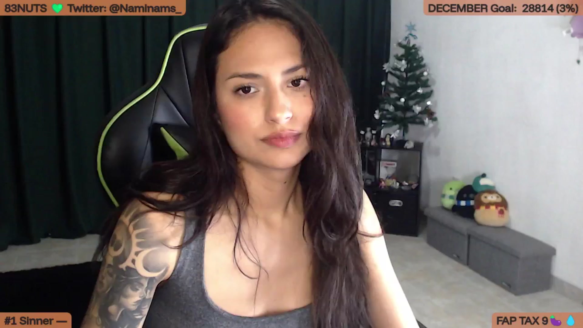 Gallery image thumbnail from NamiSinner's myfreecams stream on, 12/03/2025, 22:58 image 8 of 20