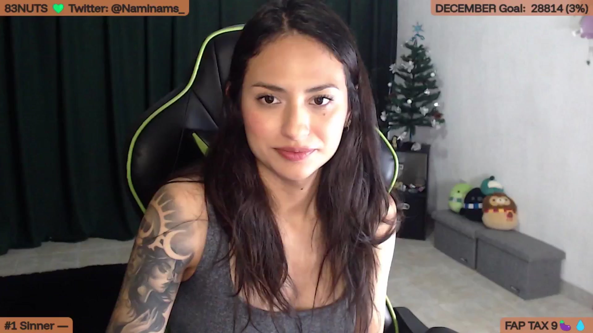 Gallery image thumbnail from NamiSinner's myfreecams stream on, 12/03/2025, 22:58 image 16 of 20