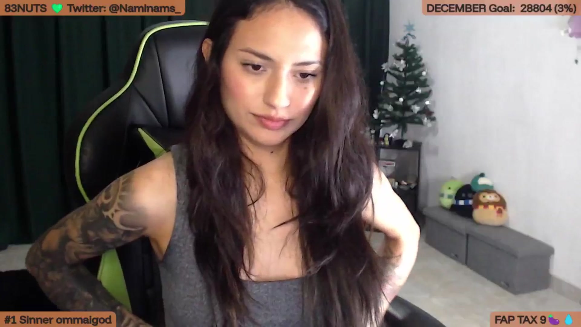 Gallery image thumbnail from NamiSinner's myfreecams stream on, 12/03/2025, 23:16 image 12 of 20