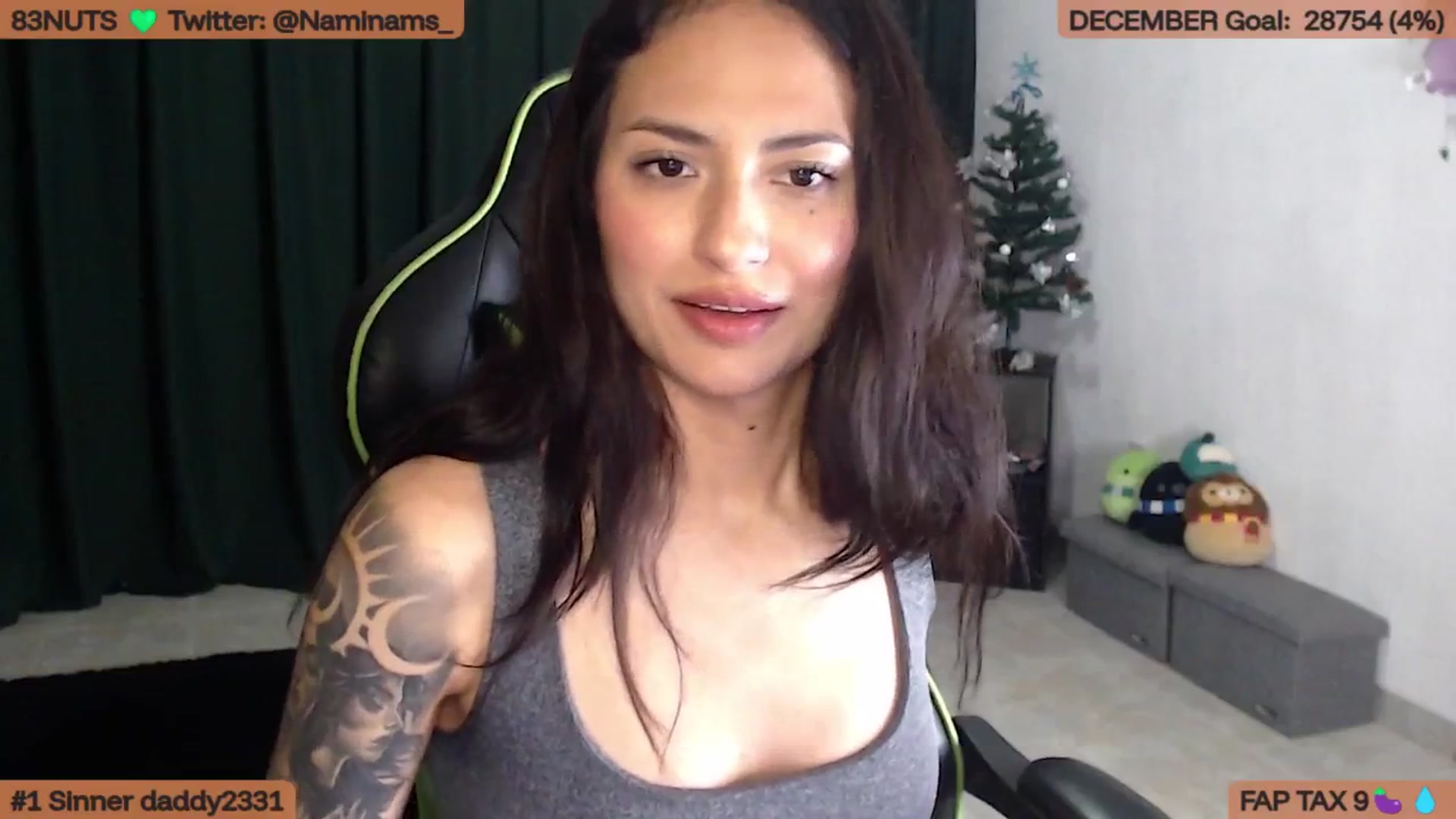 Gallery image thumbnail from NamiSinner's myfreecams stream on, 12/03/2025, 23:16 image 16 of 20