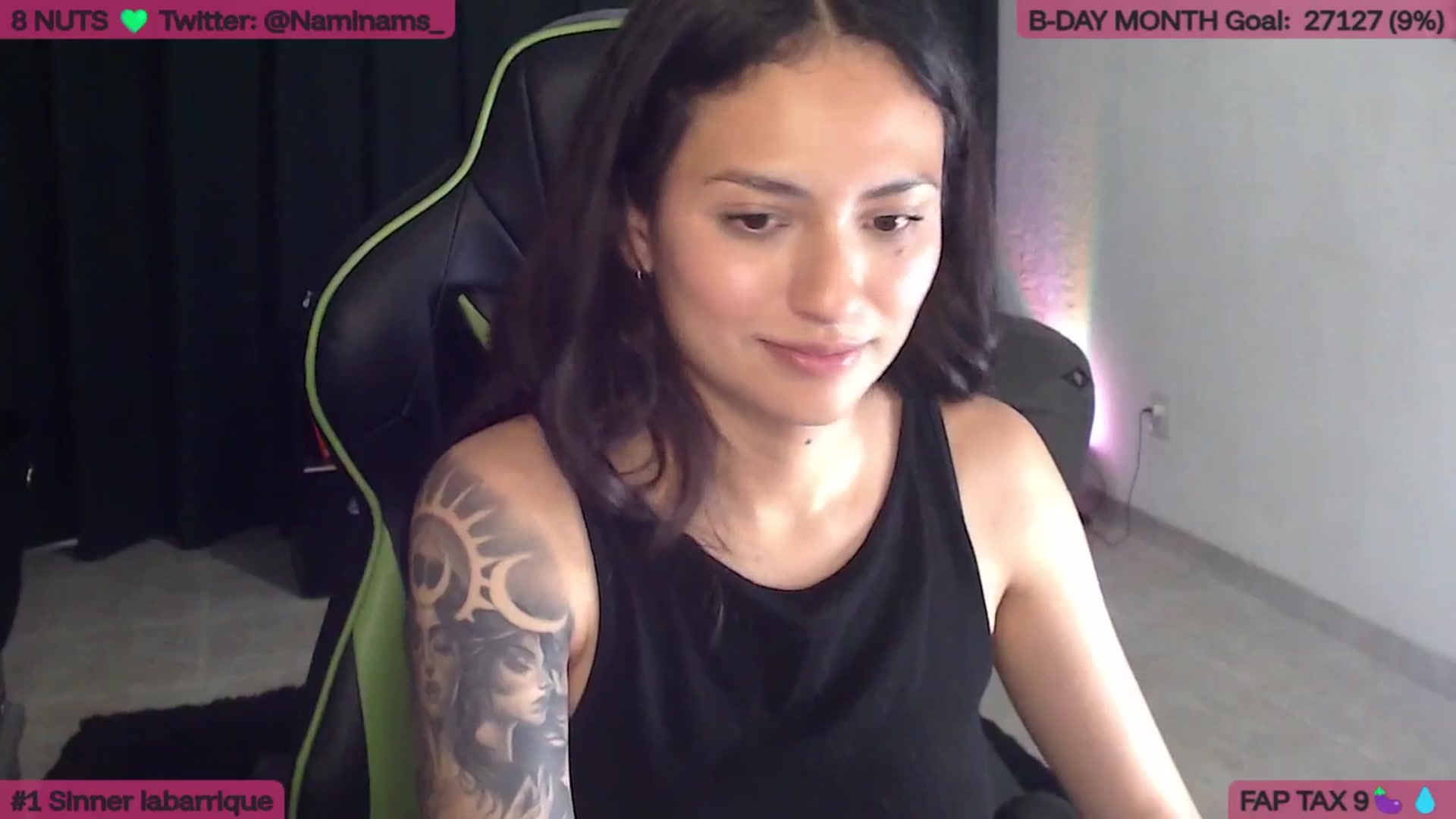 Gallery image thumbnail from NamiSinner's myfreecams stream on, 03/09/2026, 22:37 image 13 of 20