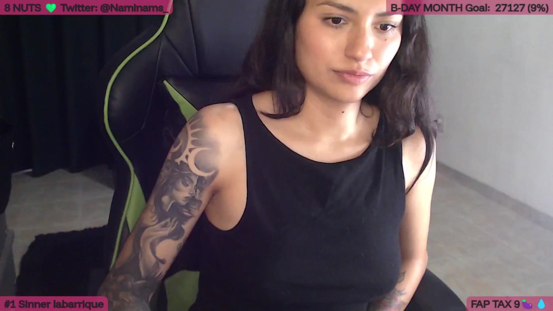 Gallery image thumbnail from NamiSinner's myfreecams stream on, 03/09/2026, 22:37 image 12 of 20