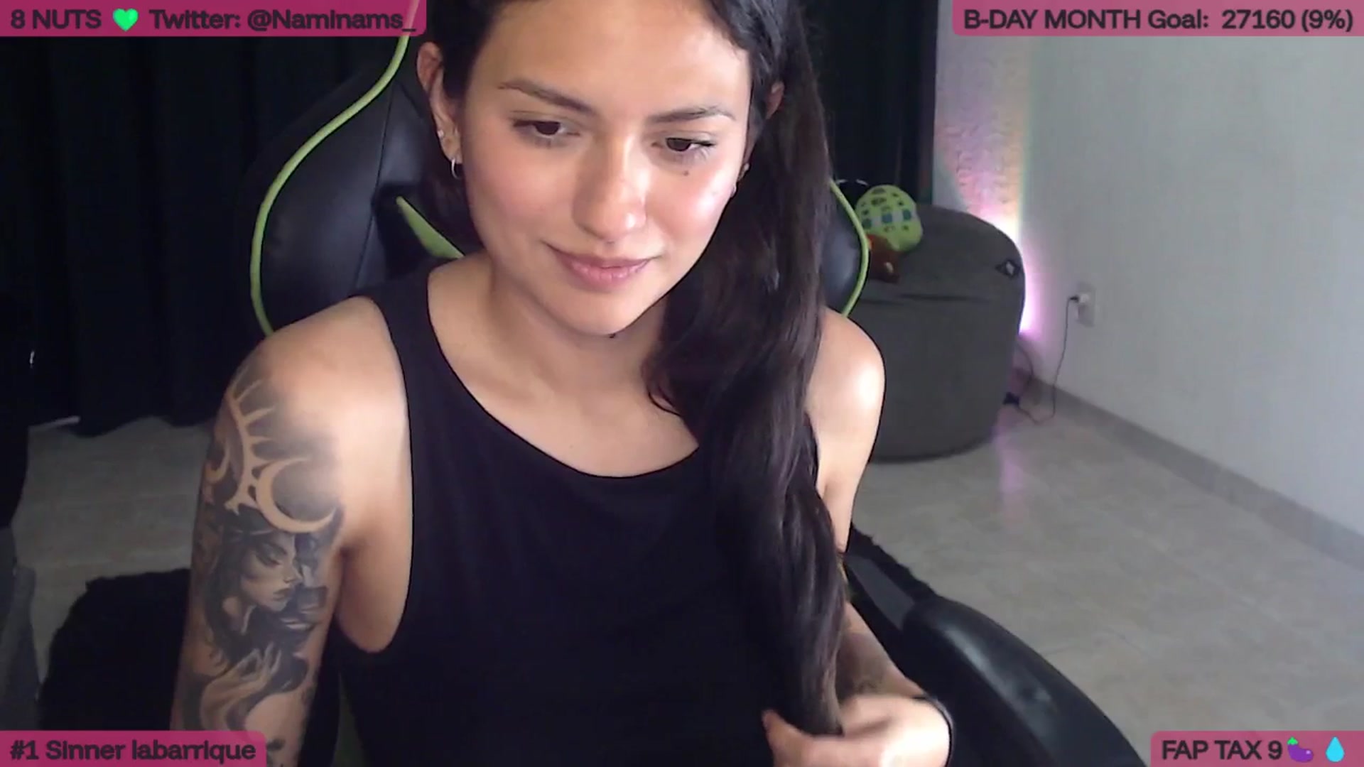 Gallery image thumbnail from NamiSinner's myfreecams stream on, 03/09/2026, 22:37 image 7 of 20