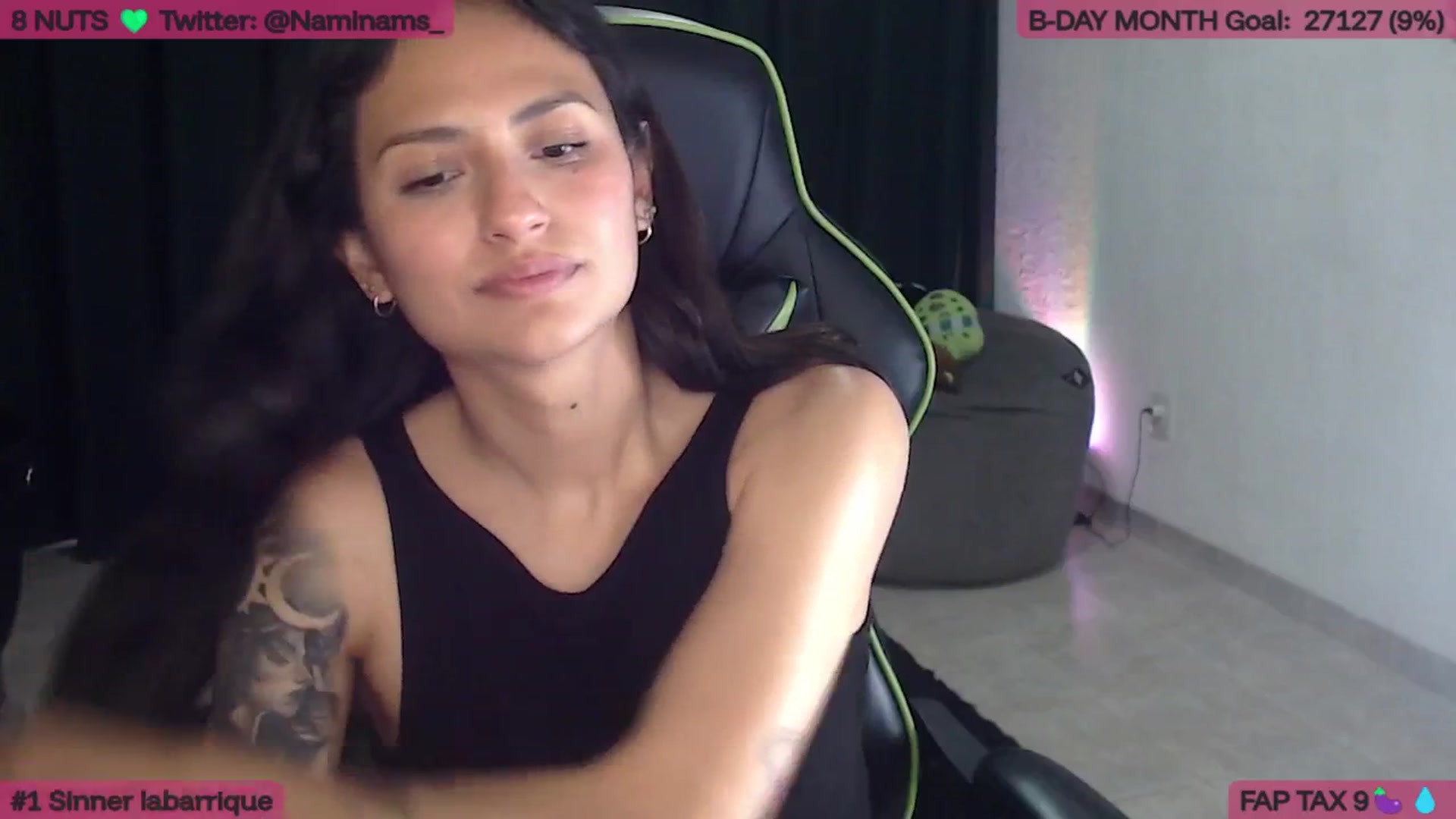 Gallery image thumbnail from NamiSinner's myfreecams stream on, 03/09/2026, 22:37 image 18 of 20