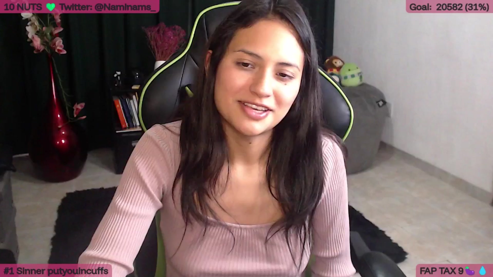 Gallery image thumbnail from NamiSinner's myfreecams stream on, 04/01/2026, 22:14 image 12 of 20