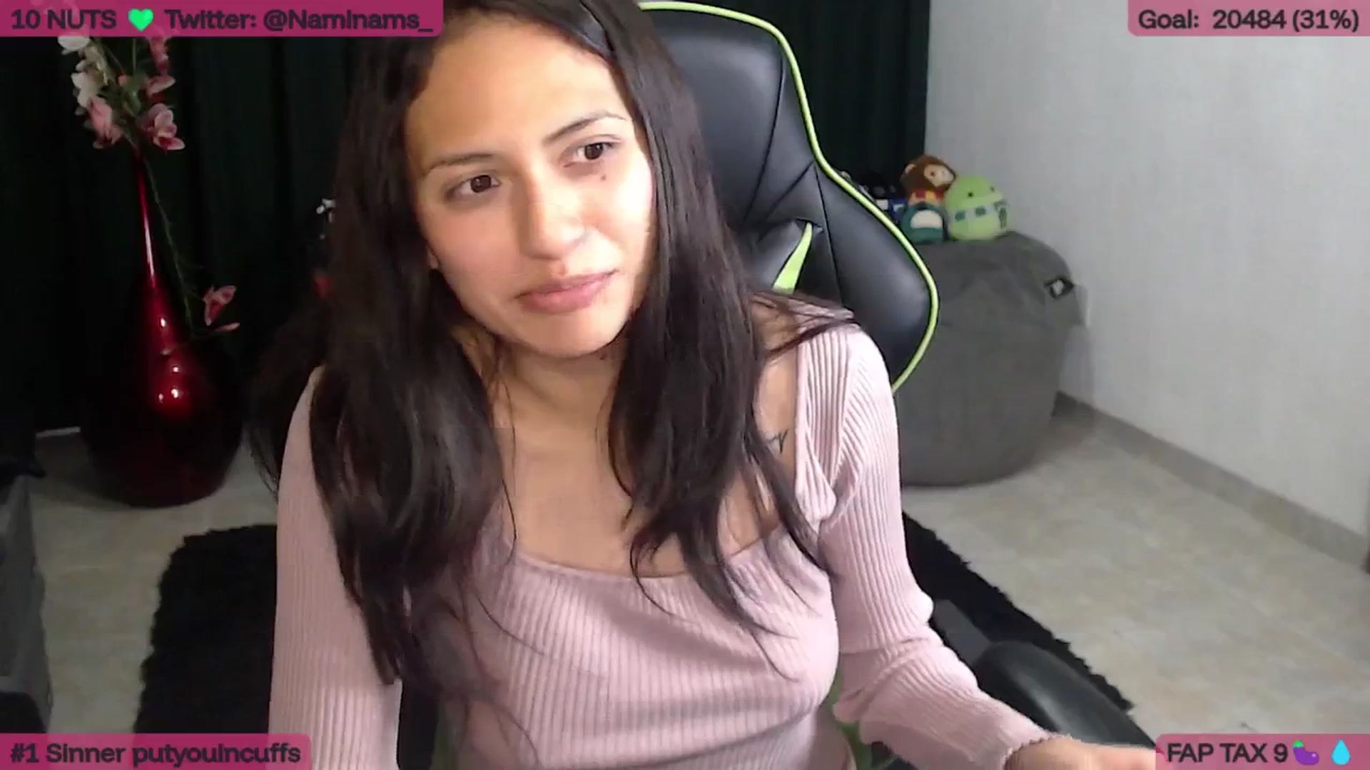 Gallery image thumbnail from NamiSinner's myfreecams stream on, 04/01/2026, 22:14 image 16 of 20