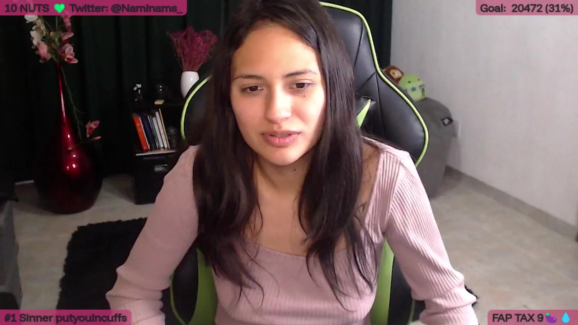 Gallery image thumbnail from NamiSinner's myfreecams stream on, 04/01/2026, 22:14 image 17 of 20