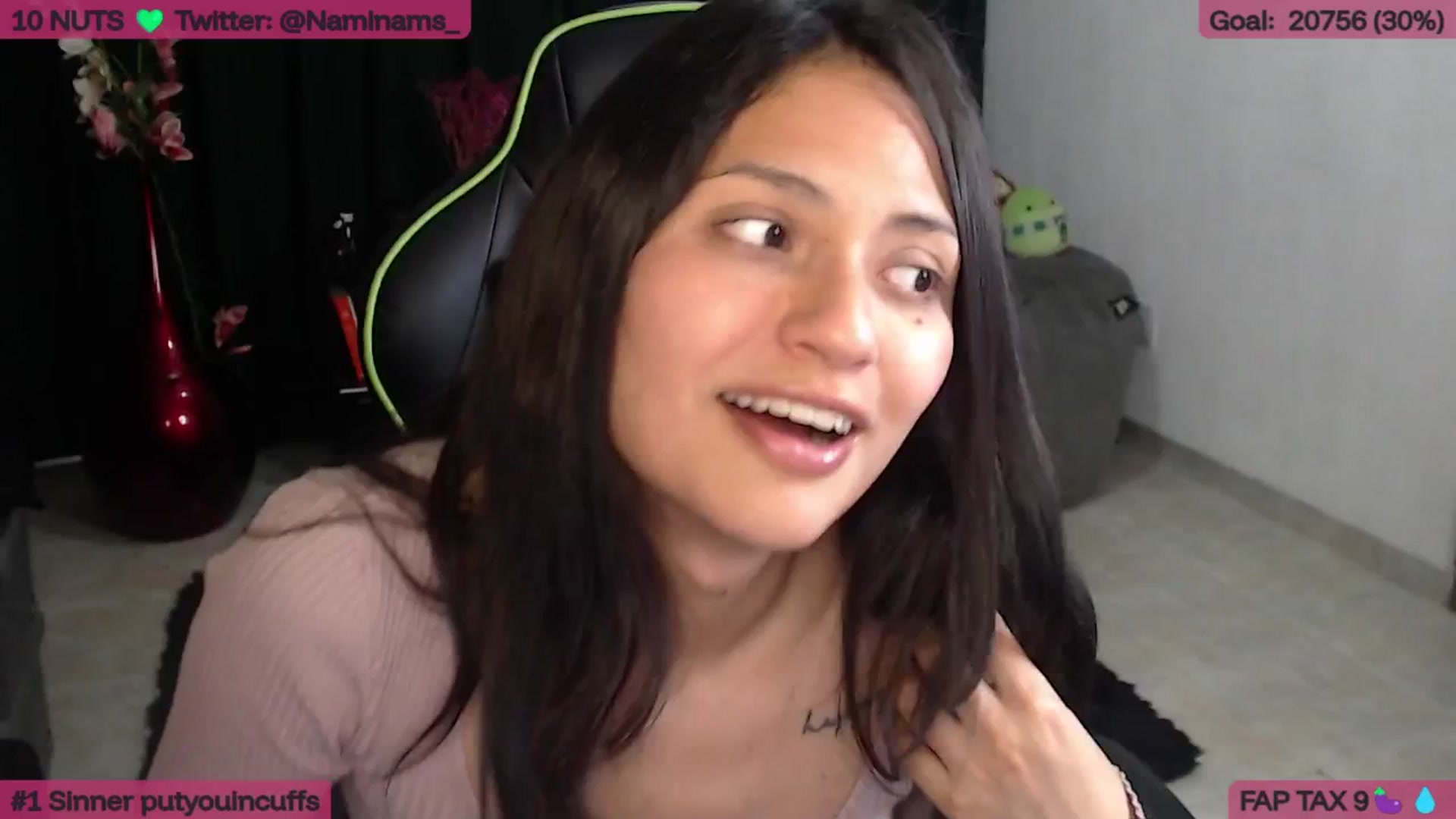Gallery image thumbnail from NamiSinner's myfreecams stream on, 04/01/2026, 22:14 image 4 of 20