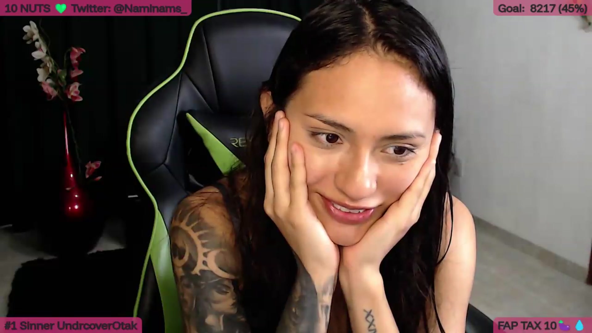Gallery image thumbnail from NamiSinner's myfreecams stream on, 06/18/2026, 22:38 image 19 of 20