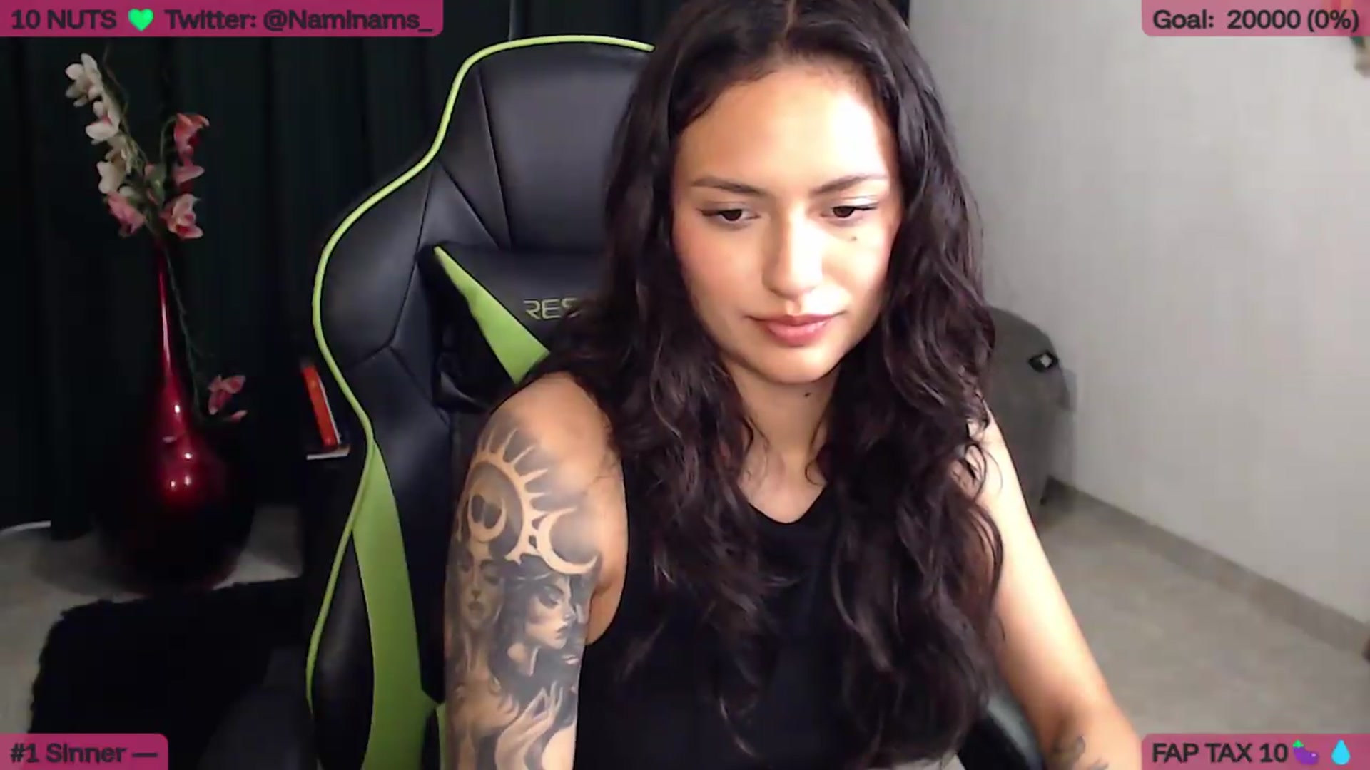 Gallery image thumbnail from NamiSinner's myfreecams stream on, 06/22/2026, 21:57 image 2 of 20