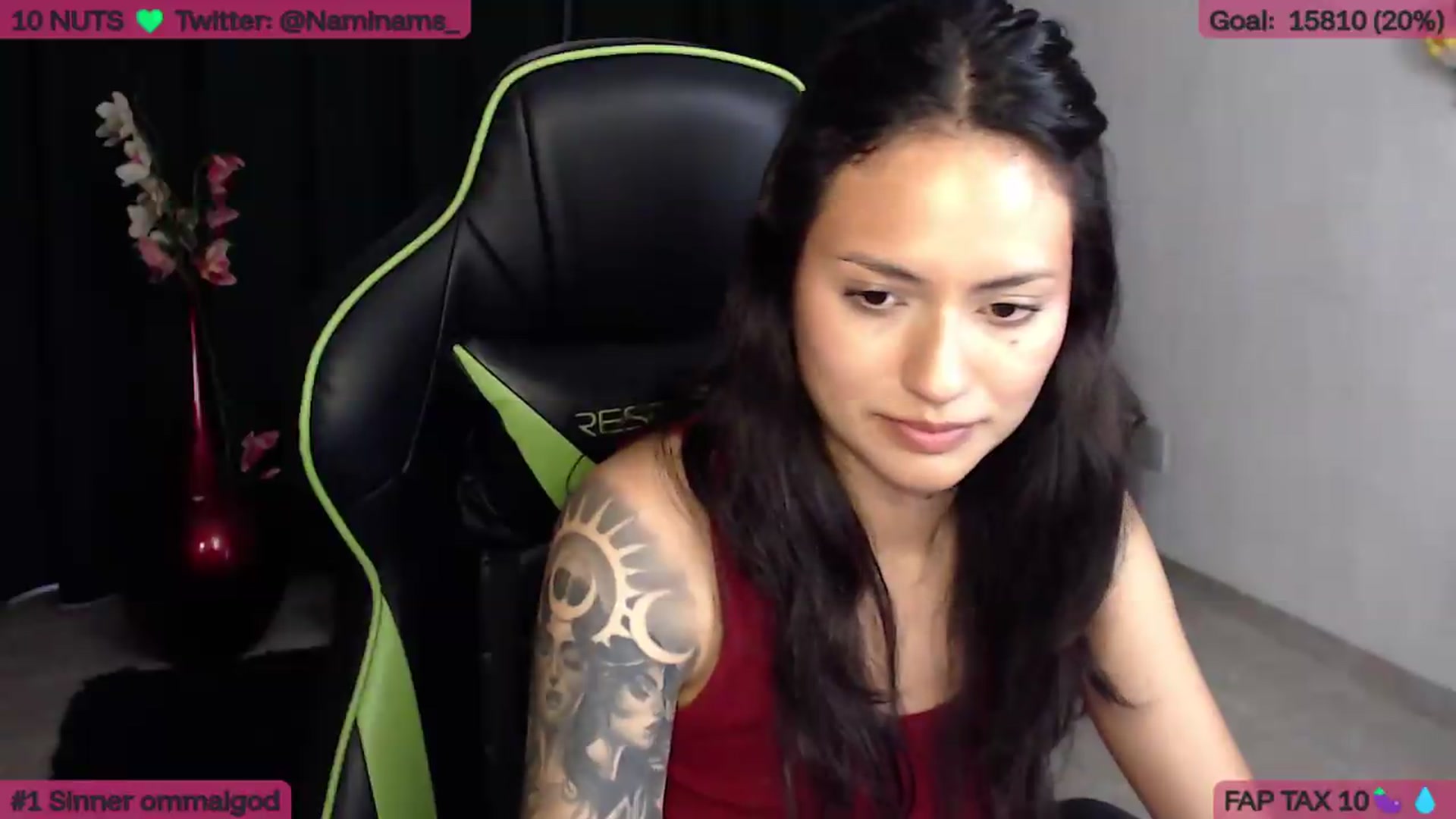 Gallery image thumbnail from NamiSinner's myfreecams stream on, 06/24/2026, 22:17 image 11 of 20
