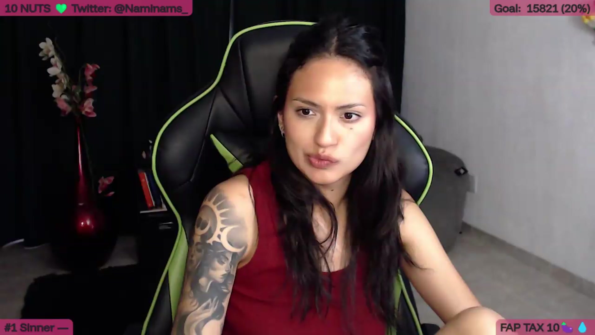Gallery image thumbnail from NamiSinner's myfreecams stream on, 06/24/2026, 22:17 image 9 of 20