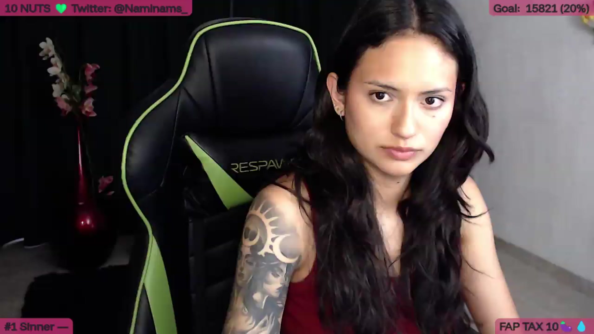 Gallery image thumbnail from NamiSinner's myfreecams stream on, 06/24/2026, 22:17 image 1 of 20