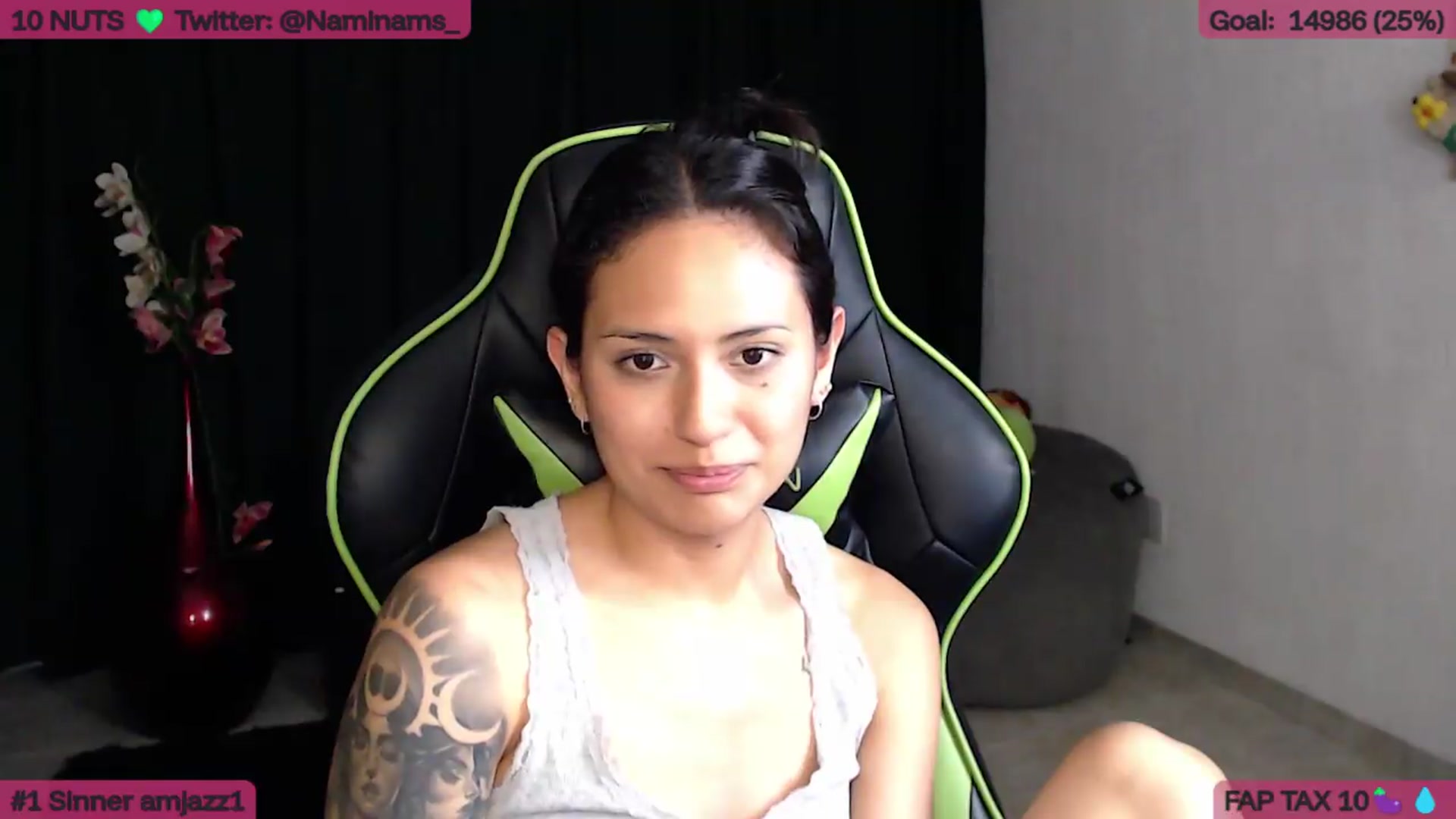 Gallery image thumbnail from NamiSinner's myfreecams stream on, 06/25/2026, 23:58 image 18 of 20