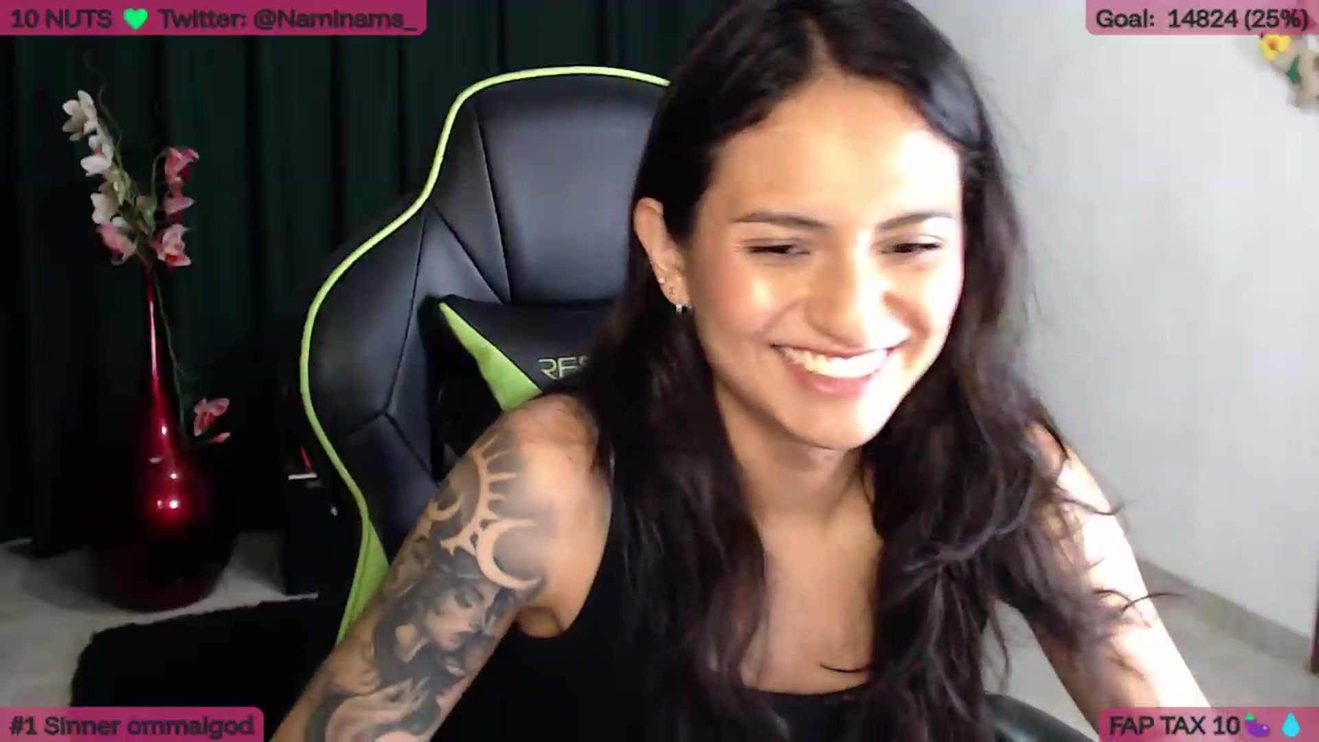 Gallery image thumbnail from NamiSinner's myfreecams stream on, 06/29/2026, 22:57 image 8 of 20