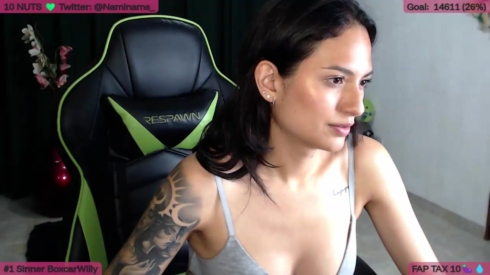 Gallery image thumbnail from NamiSinner's myfreecams stream on, 06/29/2026, 22:57 image 16 of 20