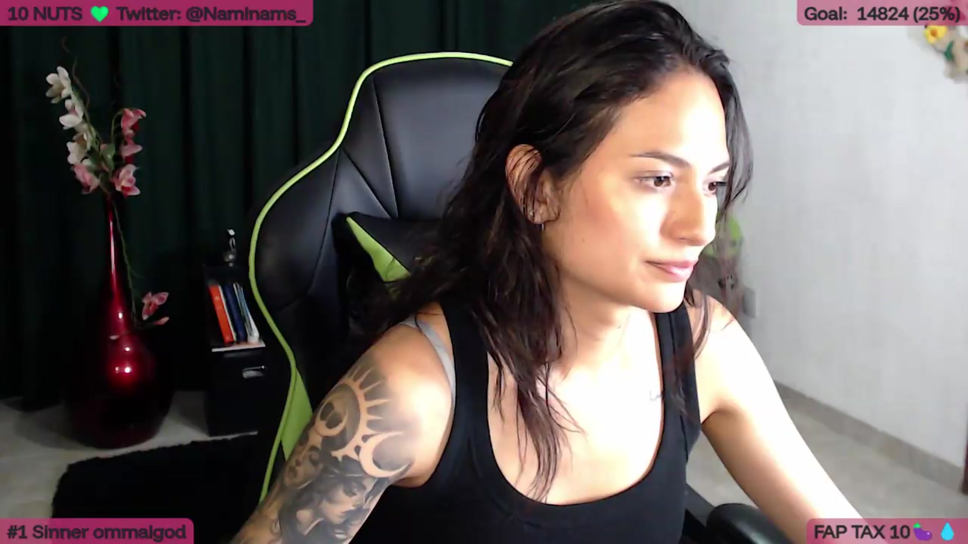 Gallery image thumbnail from NamiSinner's myfreecams stream on, 06/29/2026, 22:57 image 11 of 20