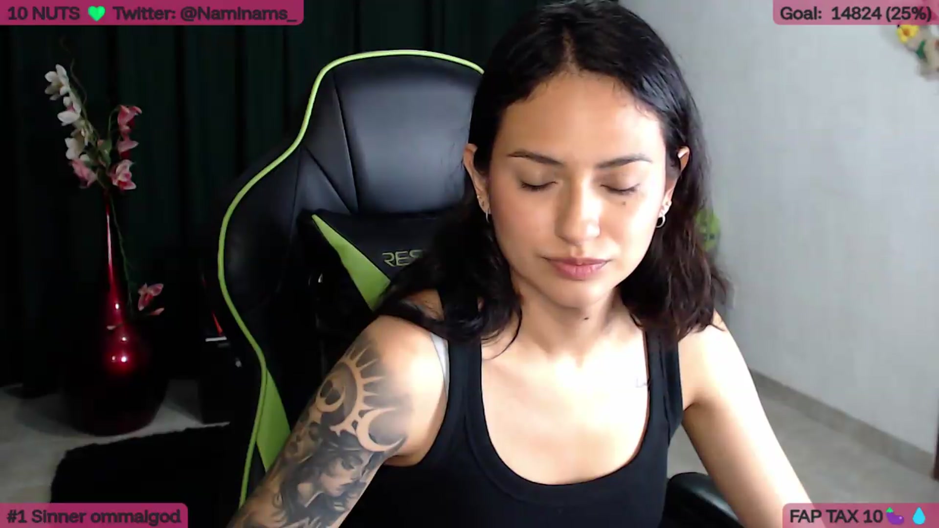 Gallery image thumbnail from NamiSinner's myfreecams stream on, 06/29/2026, 22:57 image 9 of 20