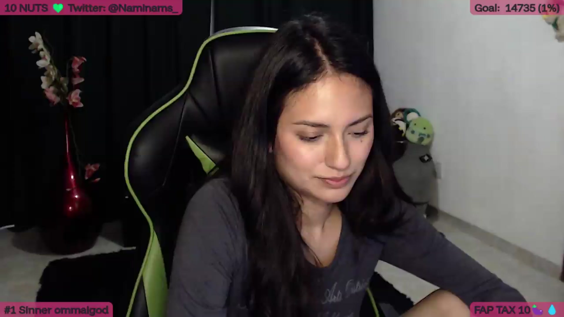 Gallery image thumbnail from NamiSinner's myfreecams stream on, 07/06/2026, 22:05 image 8 of 20