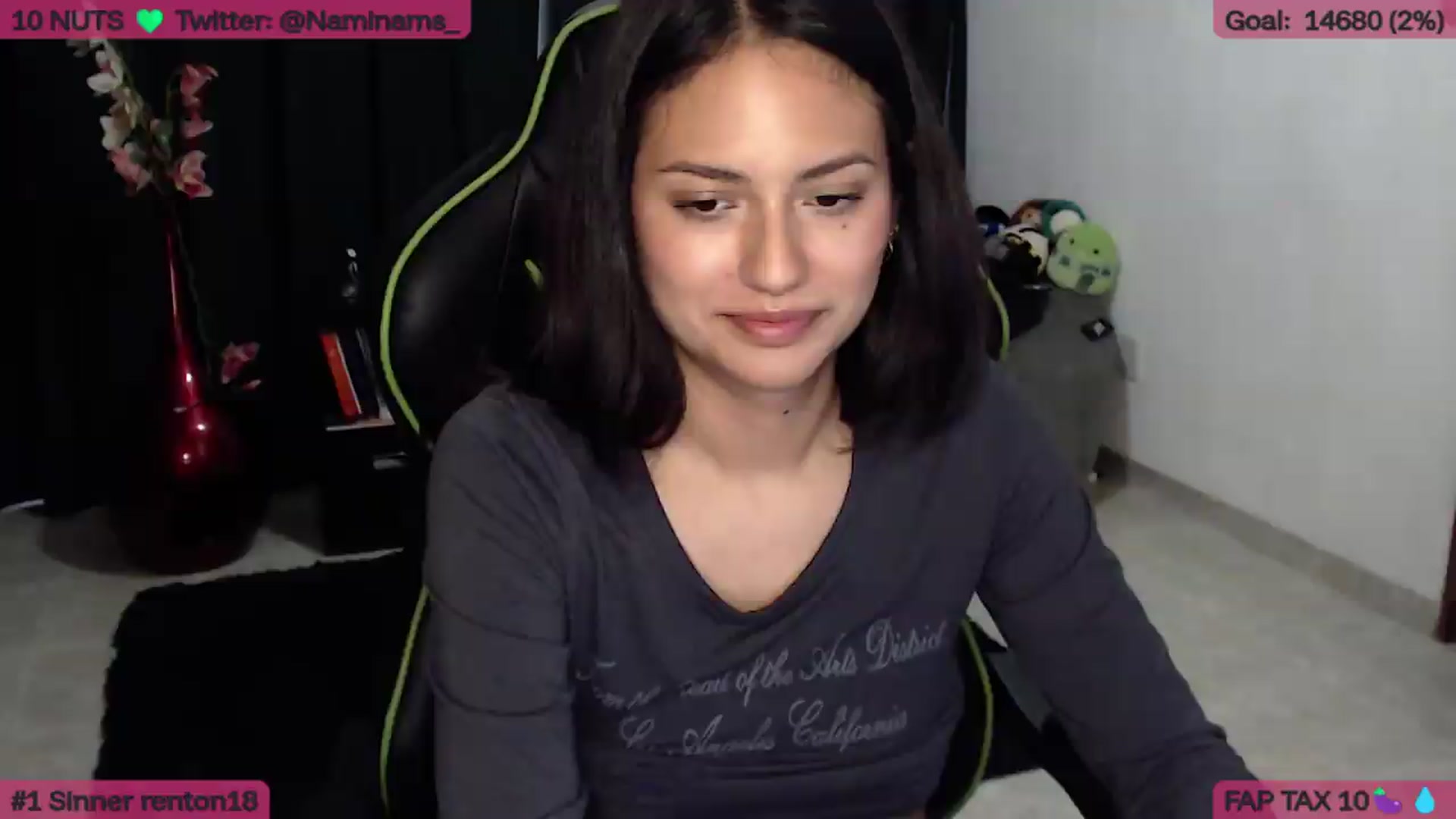 Gallery image thumbnail from NamiSinner's myfreecams stream on, 07/06/2026, 22:05 image 17 of 20
