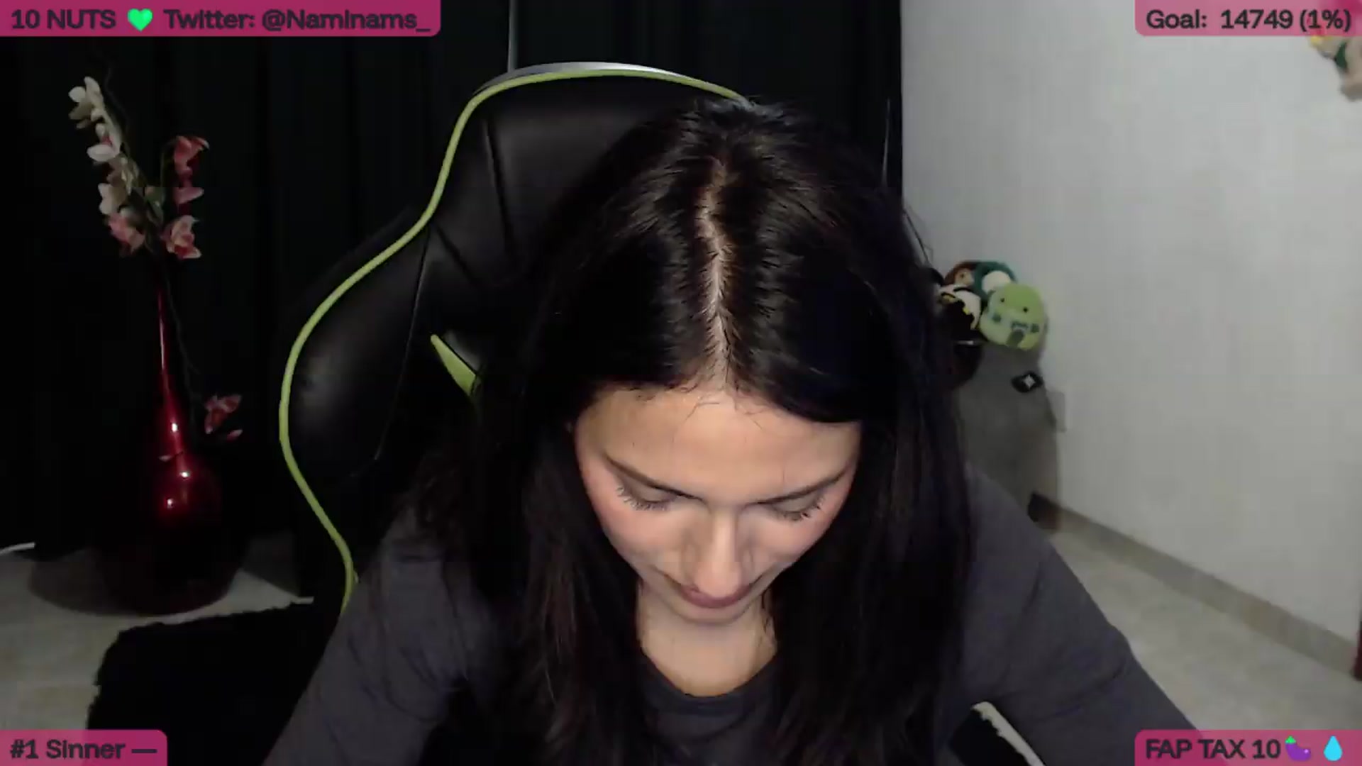 Gallery image thumbnail from NamiSinner's myfreecams stream on, 07/06/2026, 22:05 image 1 of 20
