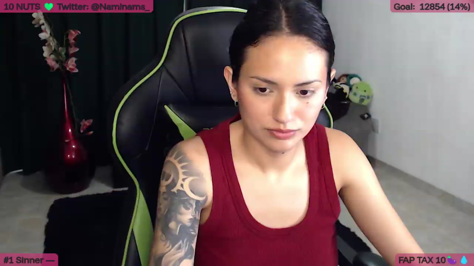 Gallery image thumbnail from NamiSinner's myfreecams stream on, 07/08/2026, 22:18 image 6 of 20