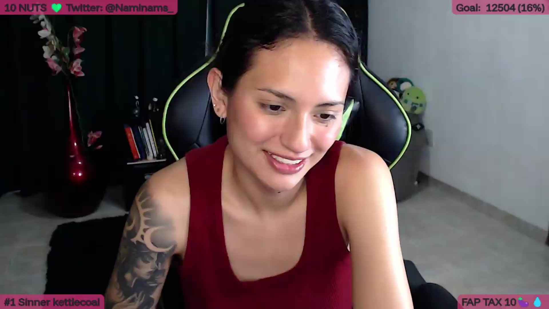 Gallery image thumbnail from NamiSinner's myfreecams stream on, 07/08/2026, 23:28 image 20 of 20