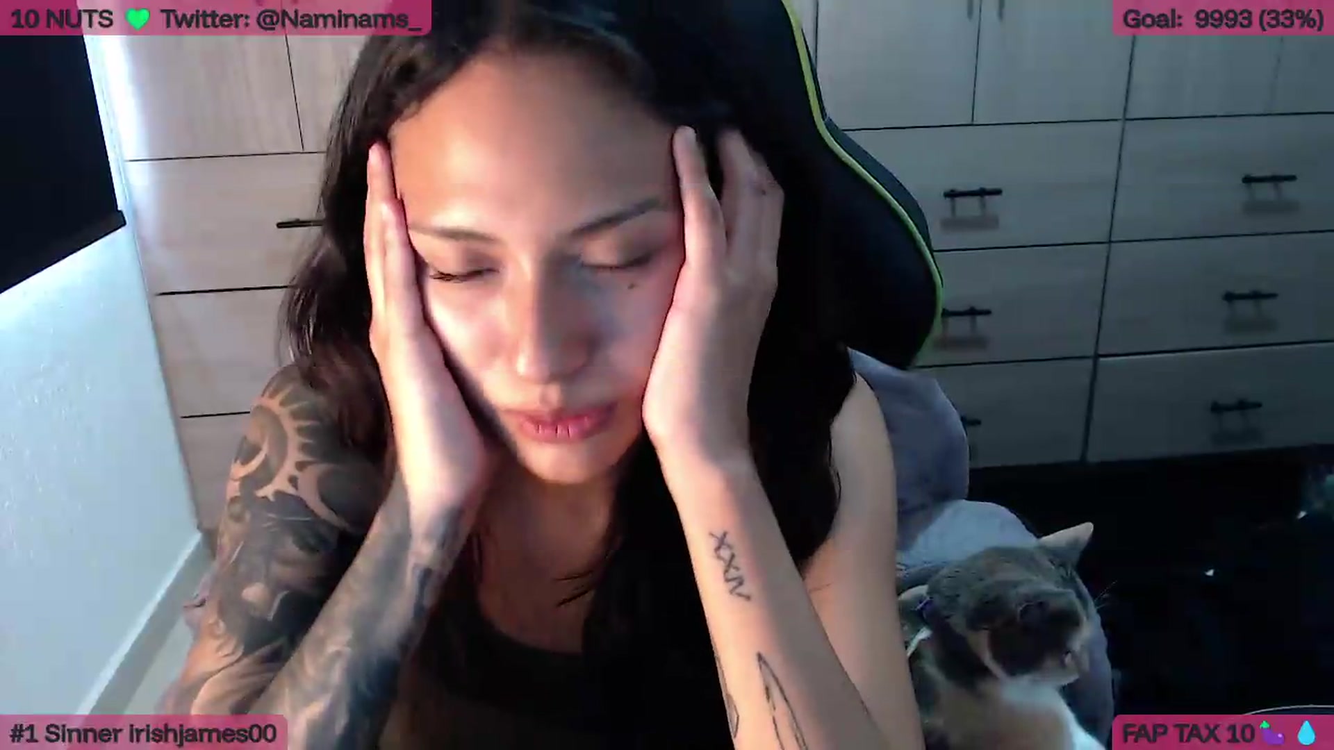 Gallery image thumbnail from NamiSinner's myfreecams stream on, 08/18/2026, 22:22 image 11 of 20