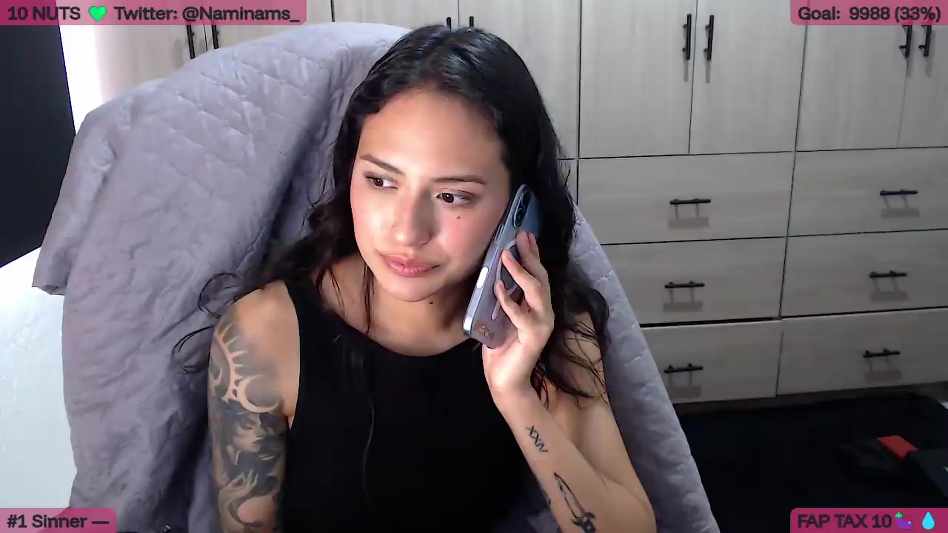 Gallery image thumbnail from NamiSinner's myfreecams stream on, 08/19/2026, 23:17 image 2 of 20