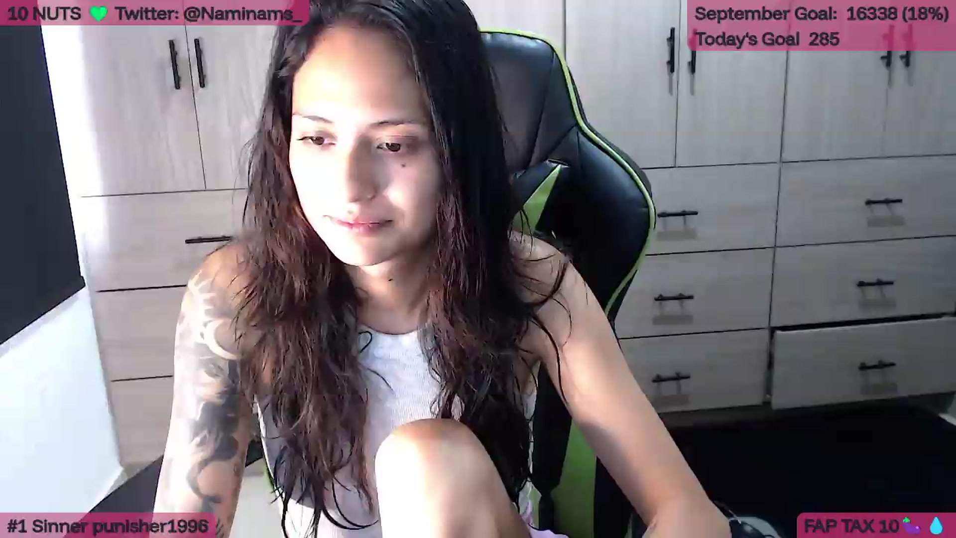 Gallery image thumbnail from NamiSinner's myfreecams stream on, 09/10/2026, 24:01 image 2 of 20