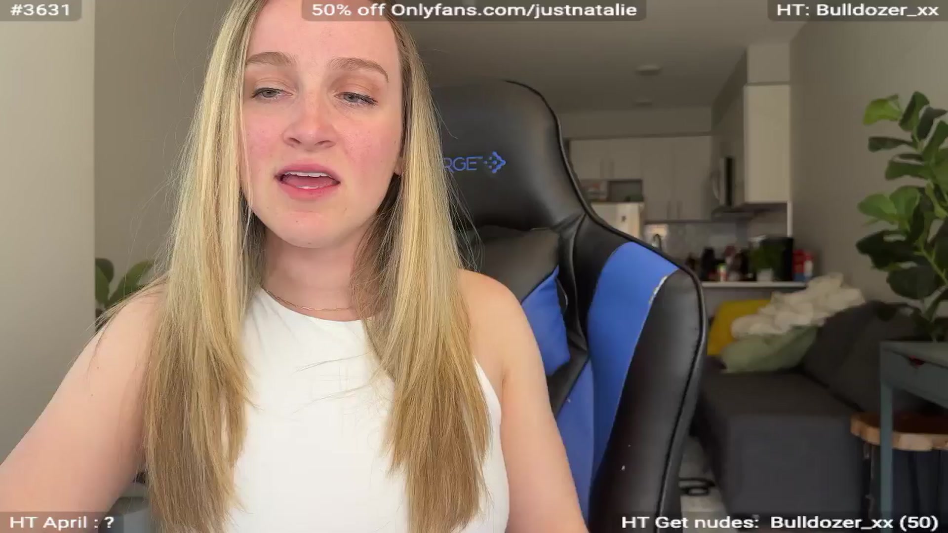 Gallery image thumbnail from NatGPT's myfreecams stream on, 04/02/2024, 23:17 image 1 of 20