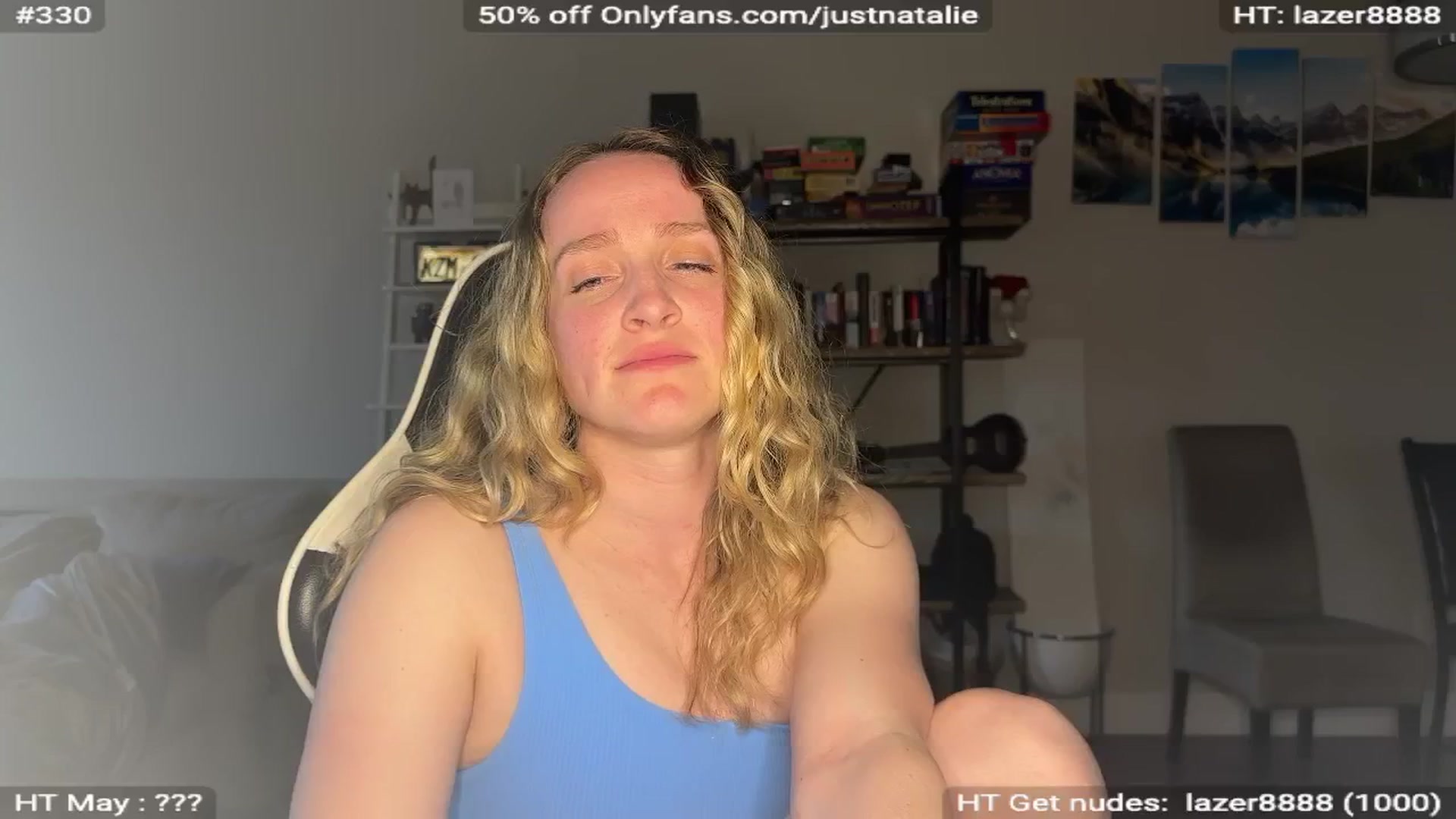 Gallery image thumbnail from NatGPT's myfreecams stream on, 05/07/2024, 24:32 image 9 of 20