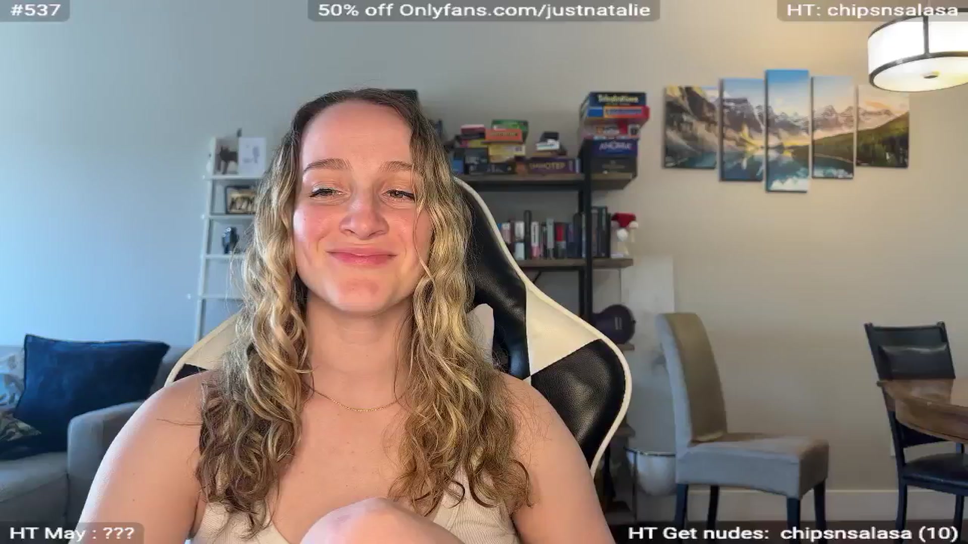 Gallery image thumbnail from NatGPT's myfreecams stream on, 05/11/2024, 16:27 image 5 of 20