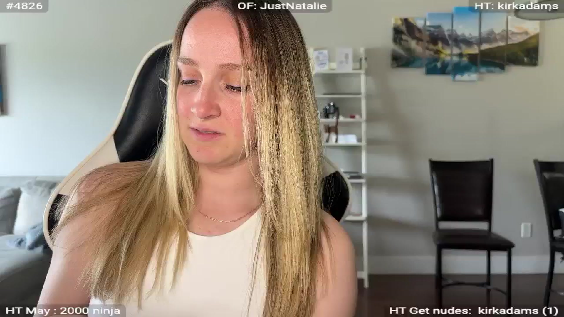 Gallery image thumbnail from NatGPT's myfreecams stream on, 06/02/2024, 20:03 image 6 of 20