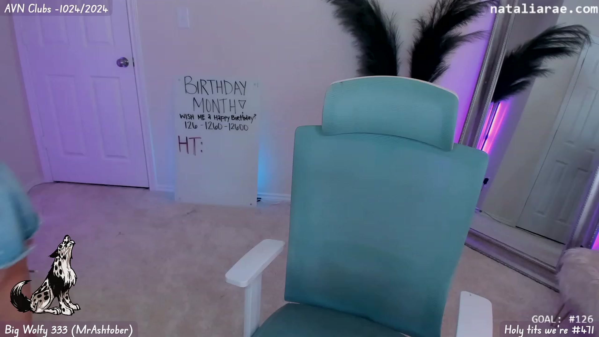 Gallery image thumbnail from Nat_Rae_BDAY's myfreecams stream on, 01/18/2024, 24:58 image 16 of 20