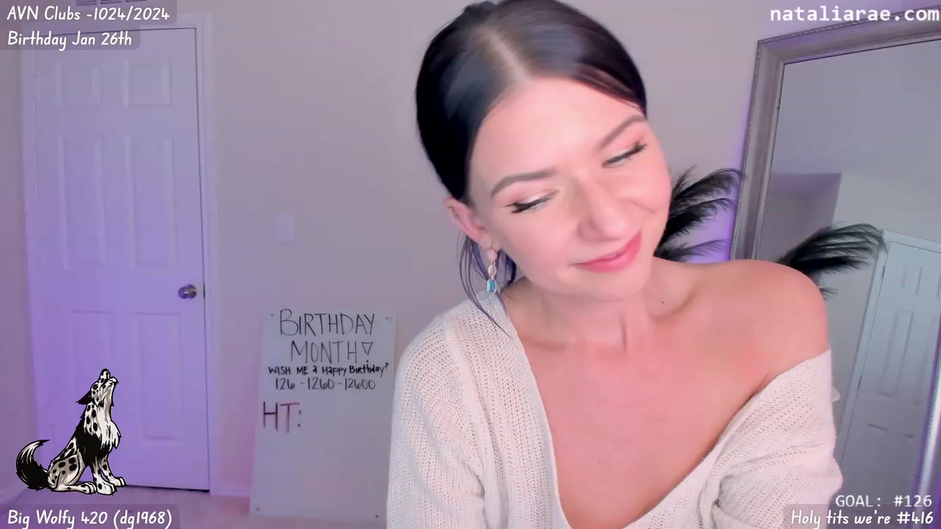 Gallery image thumbnail from Nat_Rae_BDAY's myfreecams stream on, 01/18/2024, 06:06 image 8 of 20