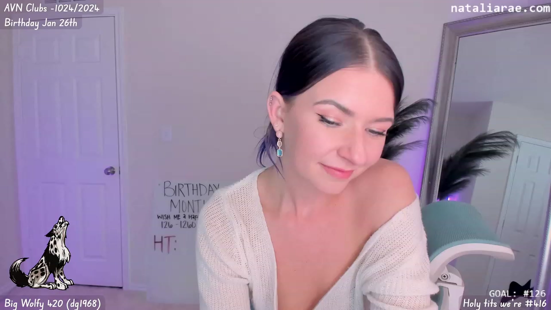 Gallery image thumbnail from Nat_Rae_BDAY's myfreecams stream on, 01/18/2024, 06:06 image 9 of 20