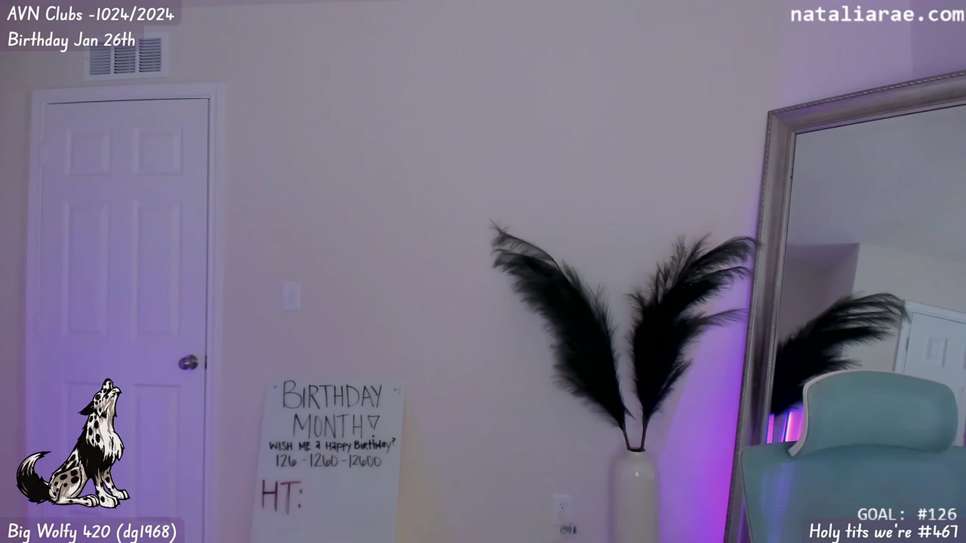 Gallery image thumbnail from Nat_Rae_BDAY's myfreecams stream on, 01/18/2024, 06:06 image 1 of 20