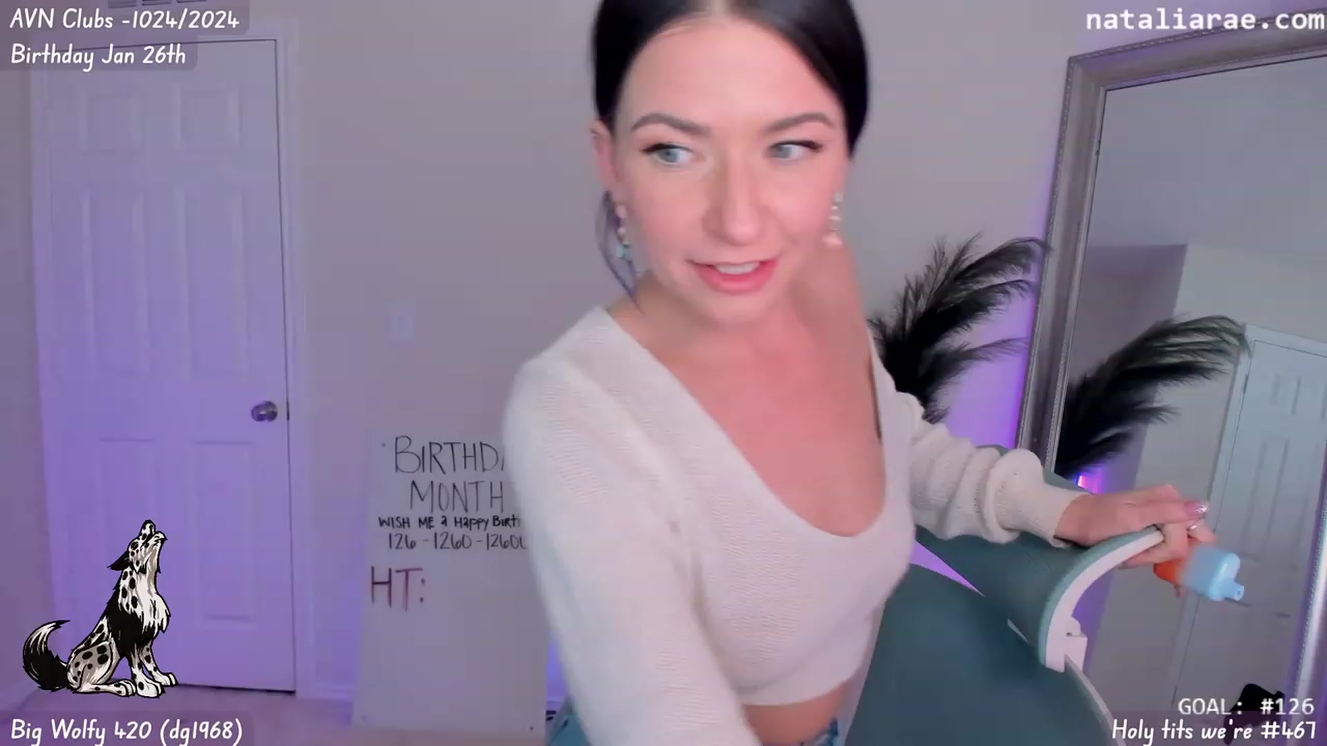 Gallery image thumbnail from Nat_Rae_BDAY's myfreecams stream on, 01/18/2024, 06:06 image 7 of 20