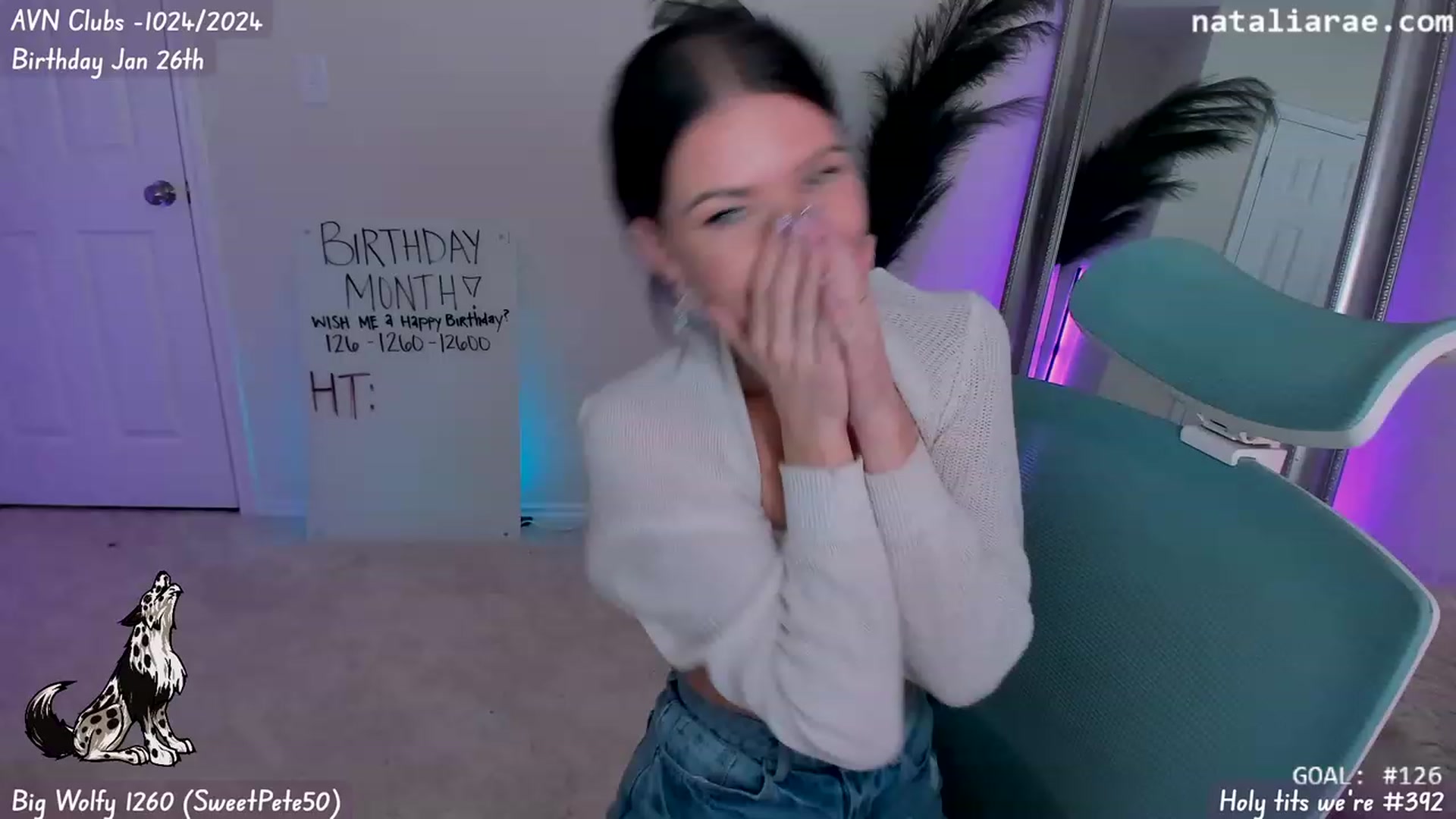 Gallery image thumbnail from Nat_Rae_BDAY's myfreecams stream on, 01/18/2024, 08:51 image 6 of 20